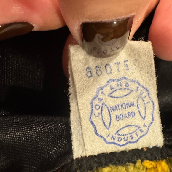 Vintage Country Pacer Tapestry Carpet Womens Coat 70s Boho Size S Flaws - Picture 8 of 12